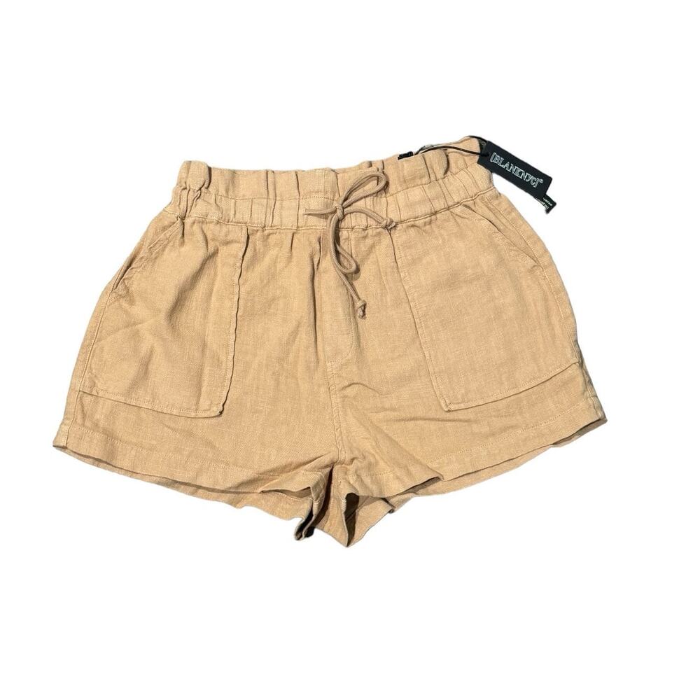NWT! Blank NYC Paperbag Drawstring Tan Shorts - Size M - Picture 6 of 9